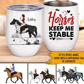 Horse Keep Me Stable Custom Tumbler - Gift for Horse Lovers - Thegiftio UK