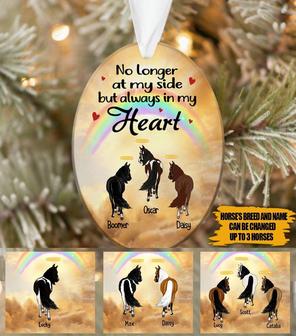 No Longer At My Side Personalized Ornament - Sympathy Gift - Thegiftio UK