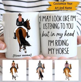 Horse Mug Personalized Names Custom Mug - Gift for Lovers - Thegiftio UK