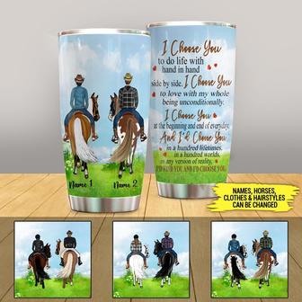 I Choose You Personalized Tumbler - Gift for Horse Lovers - Thegiftio UK