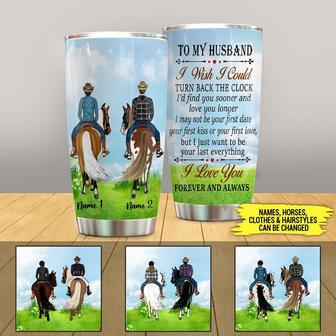 Horse Tumbler Personalized To My Husband - Gift for Him - Thegiftio UK