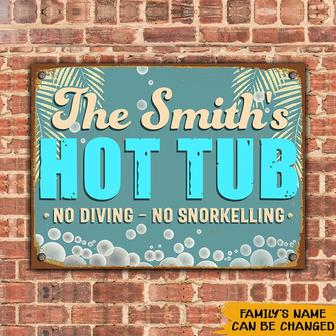 Hot Tub Custom Metal Sign - Gift for Hot Tub Lovers - Thegiftio UK