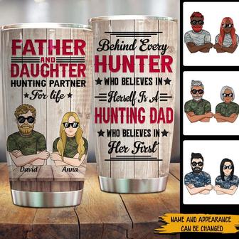 Hunting Father And Daughter Custom Tumbler - Gift for Dad - Thegiftio UK