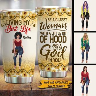 Be A Classy Woman Custom Tumbler - Gift for Jesus Lovers - Thegiftio UK