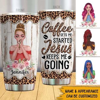 Jesus Custom Tumbler - Personalized Gift for Coffee Lovers - Thegiftio UK