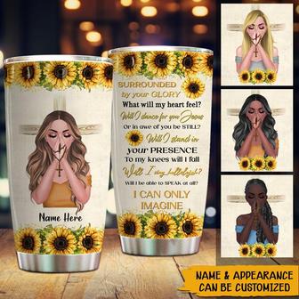 Jesus Surrounded By Your Glory Custom Tumbler - Thegiftio UK