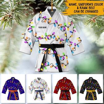 Karate Uniform Personalized Ornament - Christmas Gift - Thegiftio UK