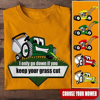Lawn Mower Custom T-Shirt - Gift for Lawn Care Enthusiasts - Thegiftio UK