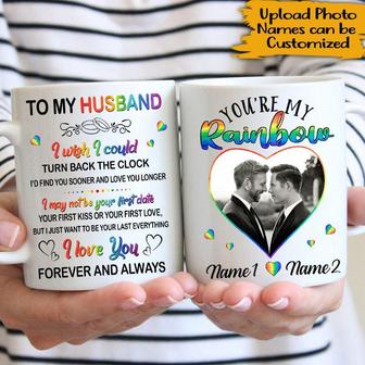 You're My Rainbow Personalized Mug - Gift for LGBT Couple - Thegiftio UK