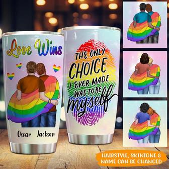 The Only Choice I Made Was To Be Myself Custom Tumbler - Thegiftio UK