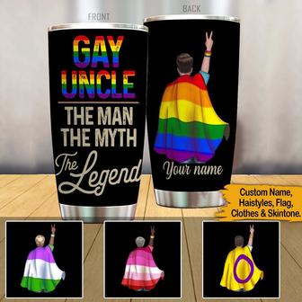 LGBT Gay Pride Custom Tumbler for Father's Day Gift - Thegiftio UK