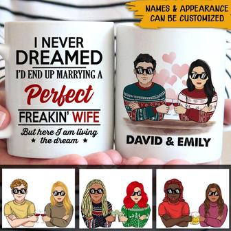 Married Couple Christmas Custom Mug - Christmas Gift - Thegiftio UK