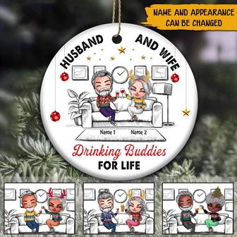 Married Couple Christmas Personalized Ornament - Thegiftio UK