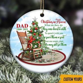 Christmas In Heaven Personalized Ornament - Memorial Gift - Thegiftio UK
