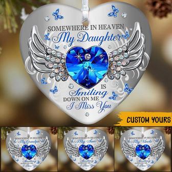 Somewhere In Heaven Custom Ornament - Memorial Gift - Thegiftio UK