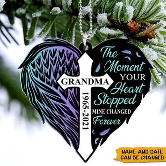 The Moment Your Heart Stopped Custom Ornament - Gift - Thegiftio UK