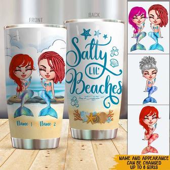 Mermaid Personalized Tumbler - Gift for Best Friends - Thegiftio UK
