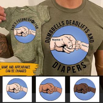 Military Dad Custom T-Shirt - Gift for New Born Kid - Thegiftio UK