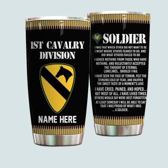 Proud To Be A Soldier Custom Tumbler - Gift for Soldiers - Thegiftio UK