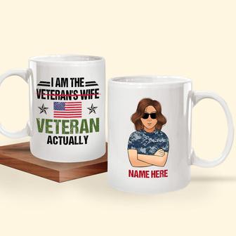 Female Veteran Personalized Mug - Gift for Veterans - Thegiftio UK