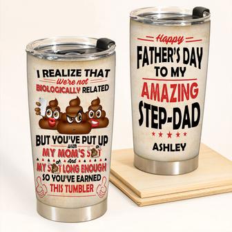 Stepdad Personalized Tumbler - Happy Father's Day Gift - Thegiftio UK