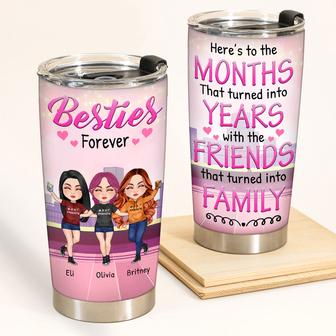 Here's To The Friends Custom Tumbler - Gift for Best Friends - Thegiftio UK
