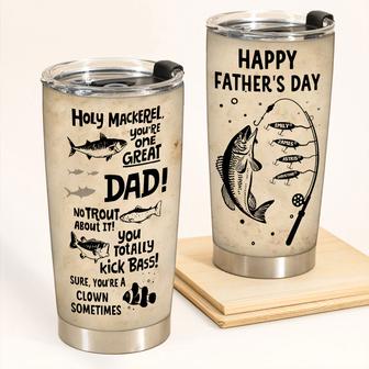 You're One Great Dad Clown Custom Tumbler - Gift for Dad - Thegiftio UK