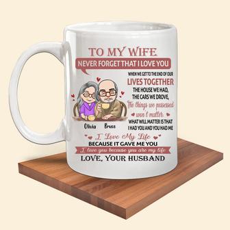 Never Forget That I Love You Custom Mug - Gift for Couple - Thegiftio UK
