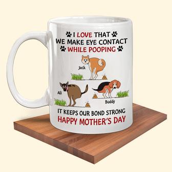 Dog Mug Eye Contact Custom Mug - Gift for Dog Lovers - Thegiftio UK