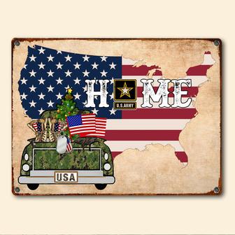Veteran Custom Metal Sign - Personalized Gift for Family - Thegiftio UK