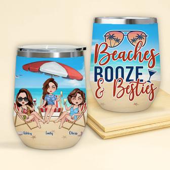 Bestie Custom Wine Tumbler - Gift for Best Friends - Thegiftio UK