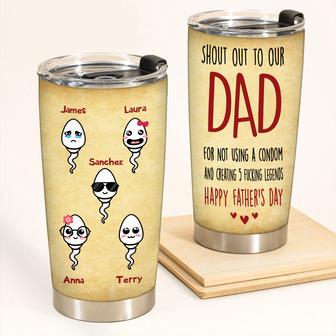 Dad Tumbler Custom Gift - Father's Day Personalized Gift - Thegiftio UK