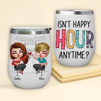 Bestie Wine Tumbler Custom - Gift for Best Friends - Thegiftio UK