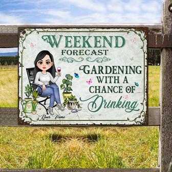 Gardening Custom Metal Sign - Gift for Gardeners - Thegiftio UK