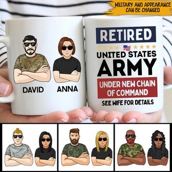 Veteran Custom Mug - Gift for Retired US Military - Thegiftio UK