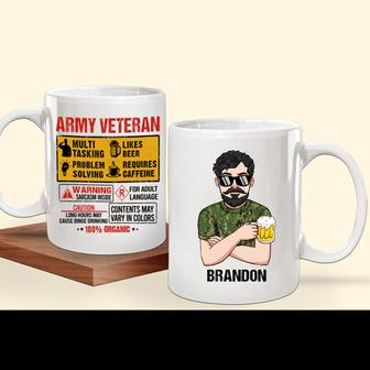 Veterans Day Custom Mug - Personalized Gift for Veterans - Thegiftio UK