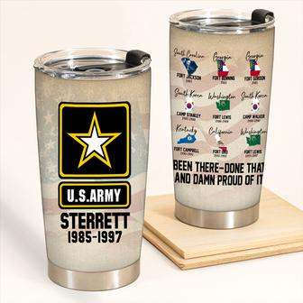 Been There Done That Custom Tumbler - Gift for Veteran - Thegiftio UK