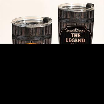 The Legend Has Retired Custom Tumbler - Gift for Veteran - Thegiftio UK