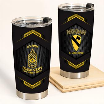 Army Veteran Personalized Tumbler - Gift for Veterans - Thegiftio UK
