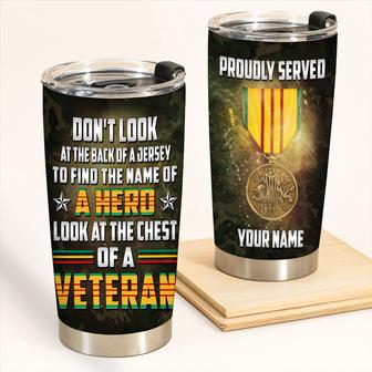 Vietnam Veteran Custom Tumbler - Gift for Veterans - Thegiftio UK
