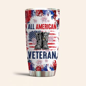 Veteran Custom Tumbler - Personalized Gift for Veterans - Thegiftio UK