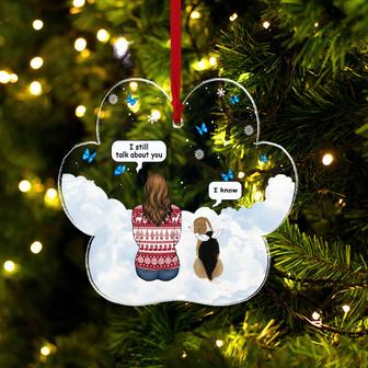 I Still Talk About You Custom Ornament - Memorial Gift - Thegiftio UK