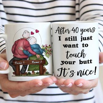 Couple Custom Mug After Years I Still Just Want To Touch - Thegiftio UK
