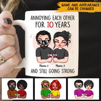 Annoying Each Other For Years Custom Mug - Gift for Couple - Thegiftio UK