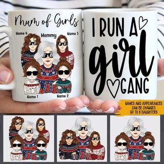 Mom Of Girls Personalized Coffee Mug - Gift for Moms - Thegiftio UK