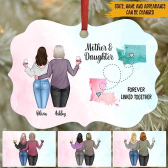 Mother Daughter Christmas Personalized Ornament - For Mom - Thegiftio UK