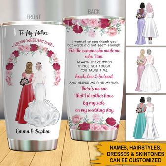 I Wanted To Say Thank You Personalized Tumbler - Thegiftio UK