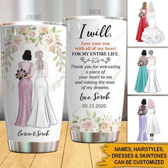 Bride Tumbler Custom - Gift for Mother Of The Groom - Thegiftio UK
