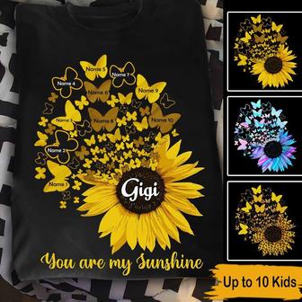 Mother's Day Sunflower Custom T-Shirt - Gift for Mom - Thegiftio UK