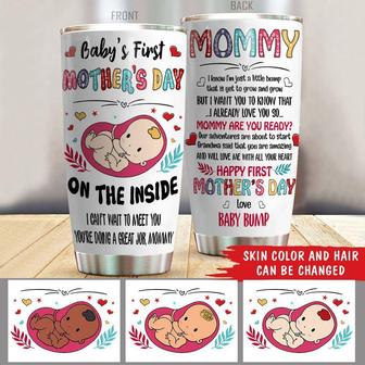 Happy First Mother's Day Custom Tumbler - Gift for Mom - Thegiftio UK
